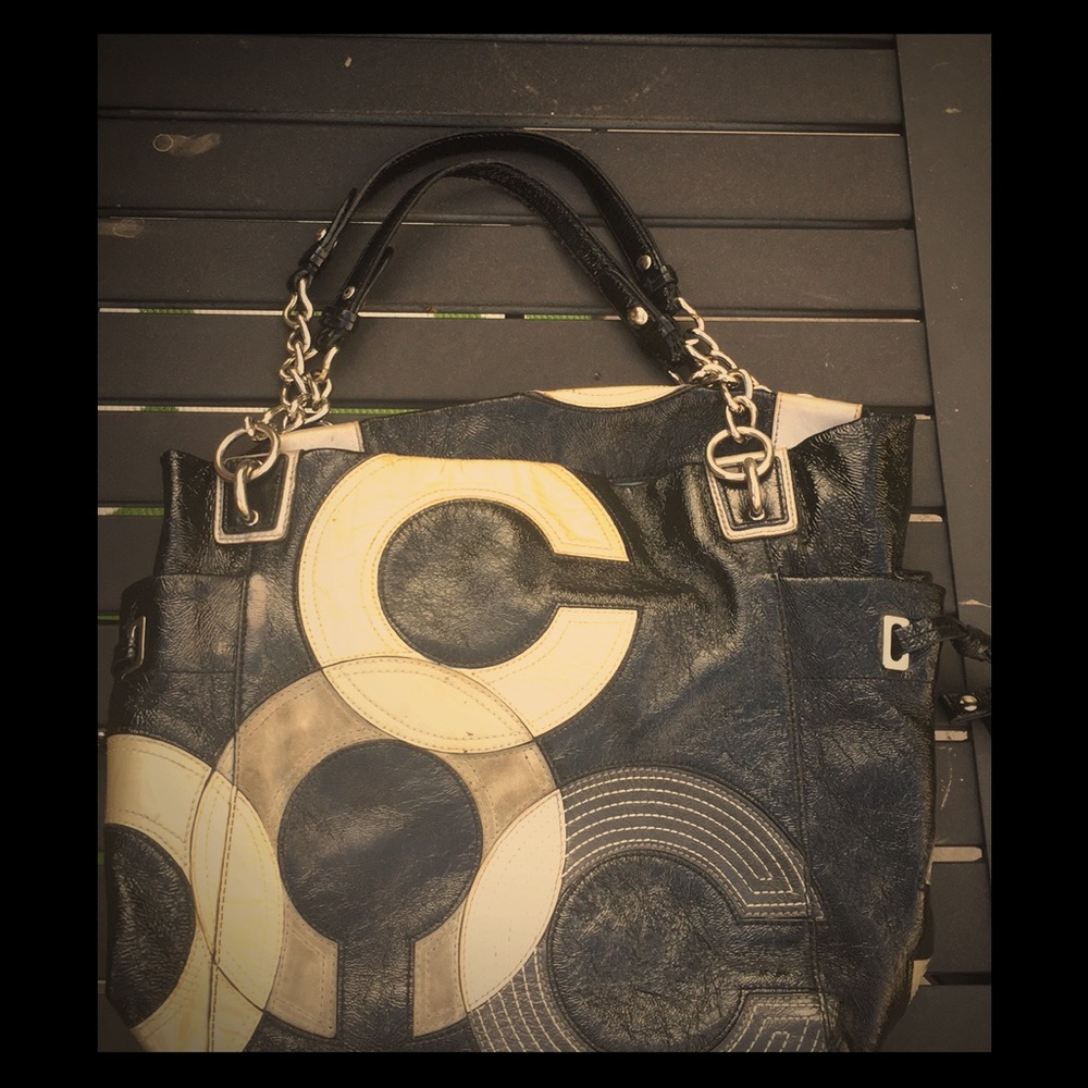 Patent leather coach purse (authentic)