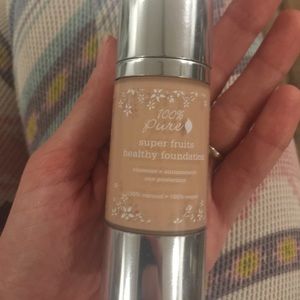 100% pure super fruits healthy foundation