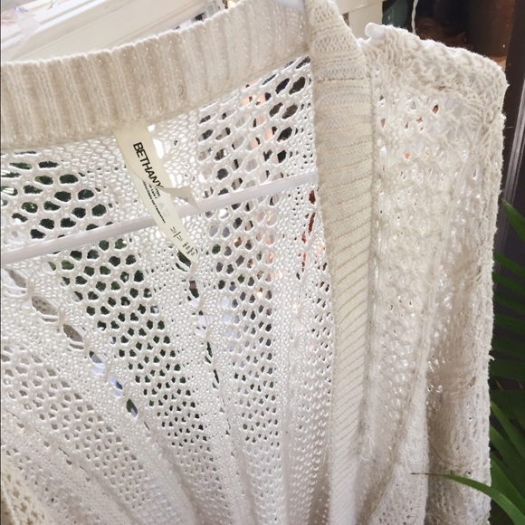 Cora Crochet Woven Cardigan - Picture 3 of 5