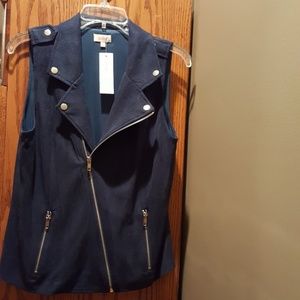 NEW Bobet Faux Suede Vest