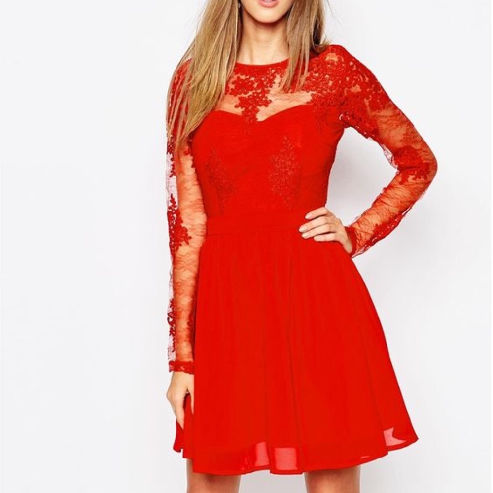 Misguided Plus Size Lace Dress