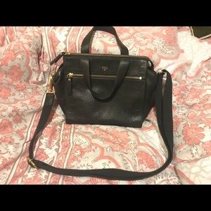 Black Leather Fossil Purse
