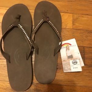 rhinestone rainbow sandals