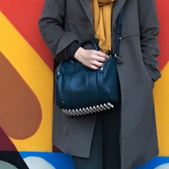 Alexander Wang Handbags - RARE Blue Smooth Alexander Wang Rockie Stud Bag