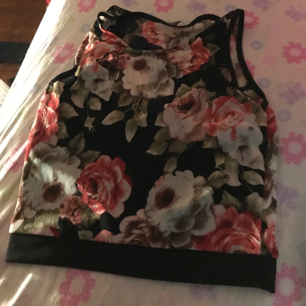 A crop top from fashion nova