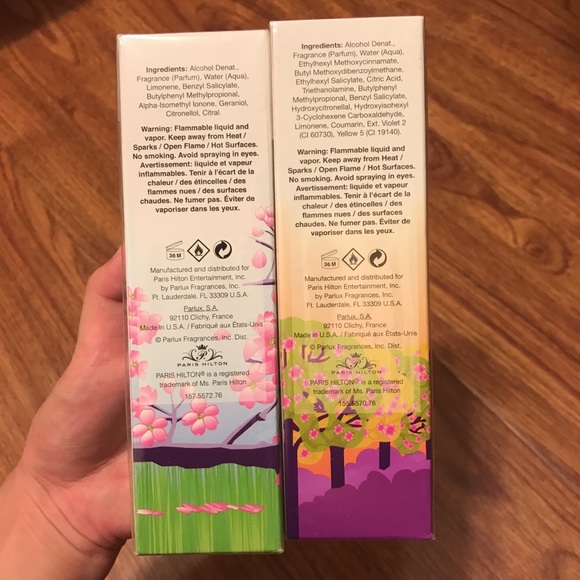 Paris Hilton Paris and Tokyo Perfume 3.4 FL OZ - Picture 2 of 2