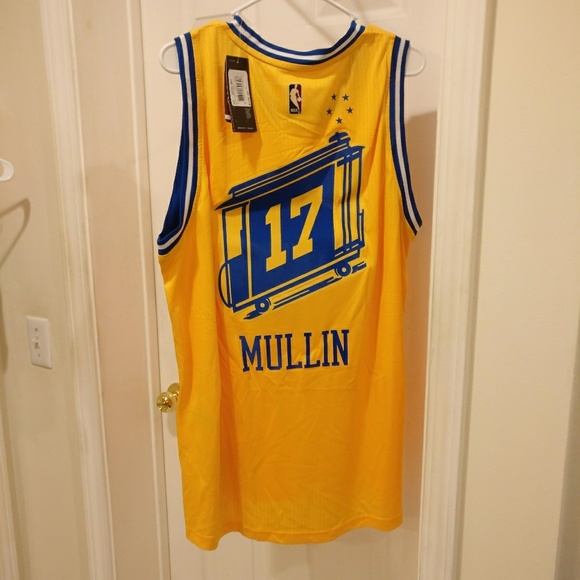 AUTHENTIC Adidas The City CableCar Warriors Jersey - Picture 2 of 2