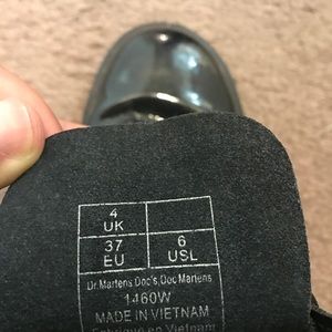 Dr. Martens patent combat boots
