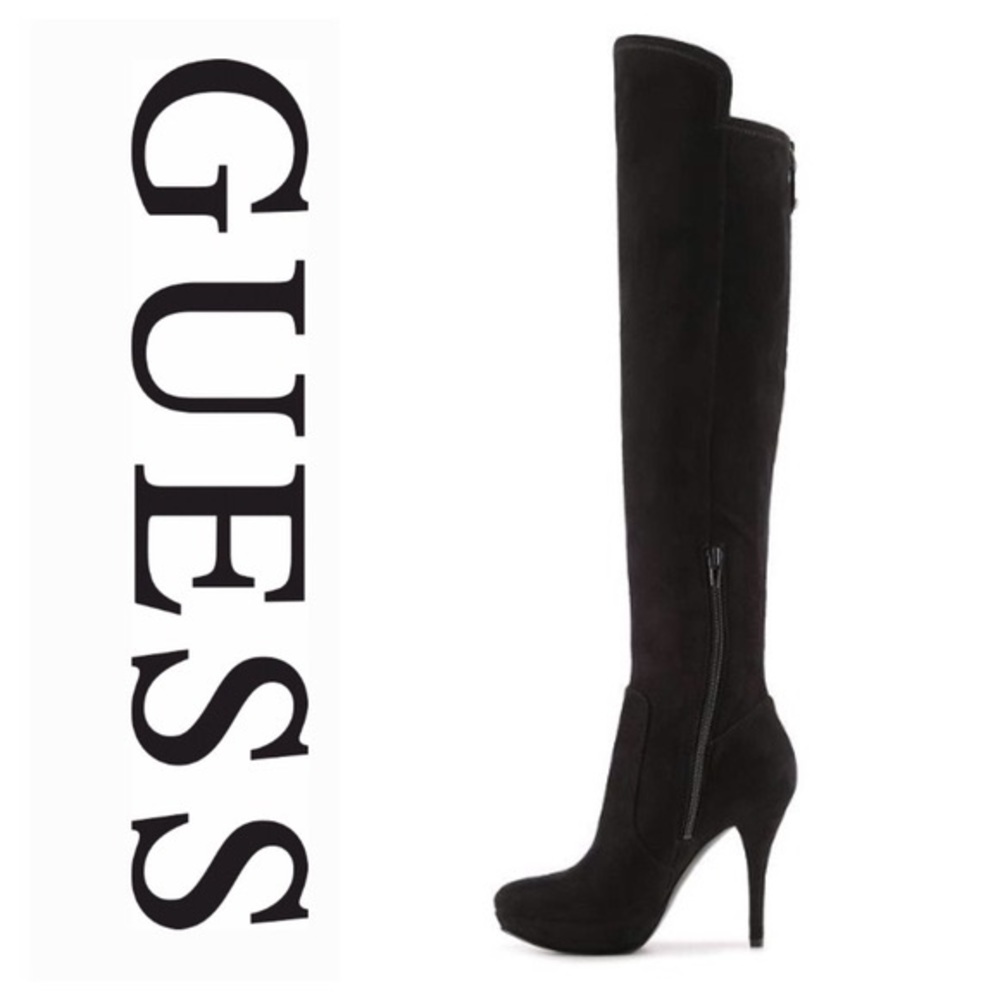 Great deal GUESS suede over the knee boots