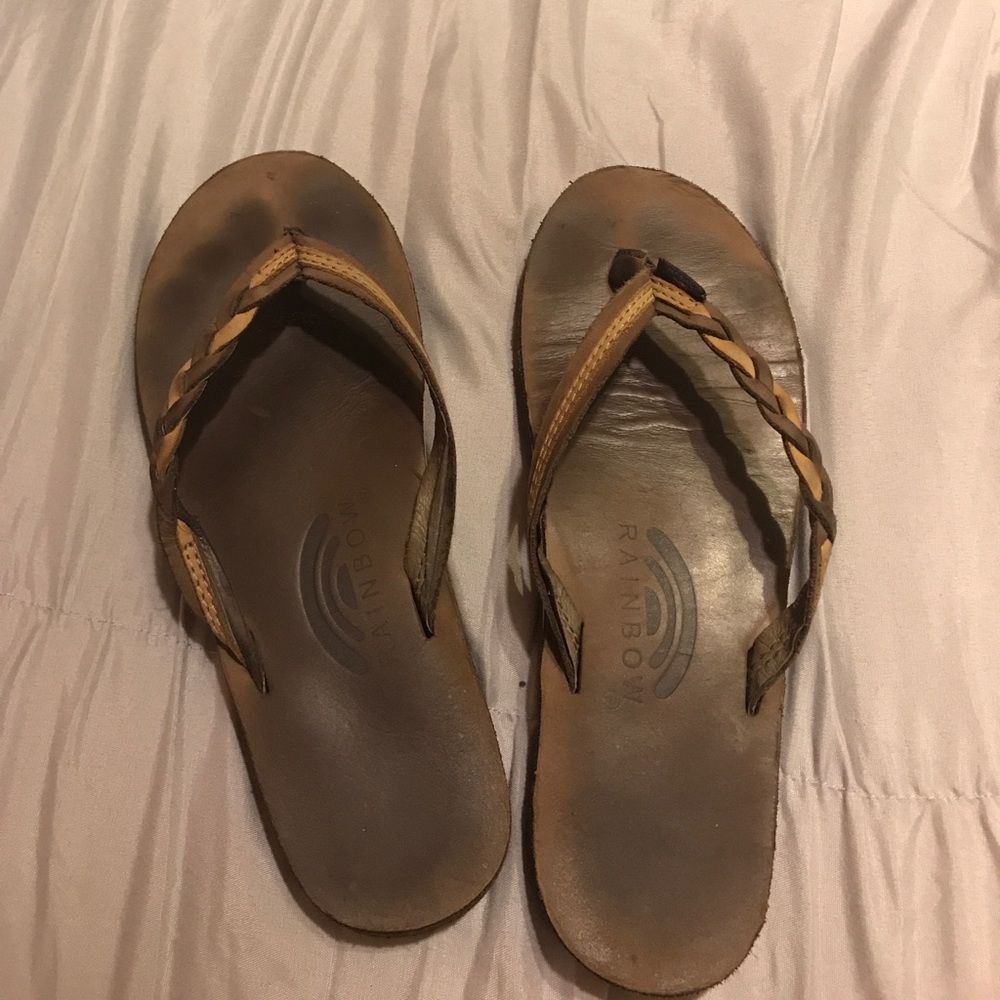 Limited edition rainbow sandals