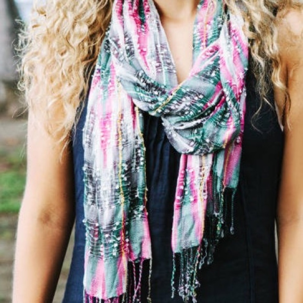 Indian Plaid Scarf