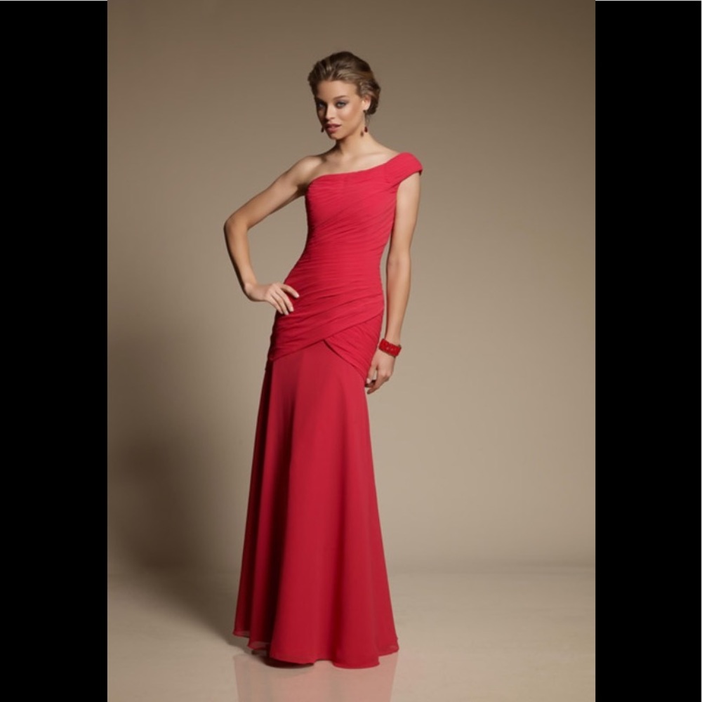 NWT Mori Lee Bridesmaid Dress - Color: Watermelon