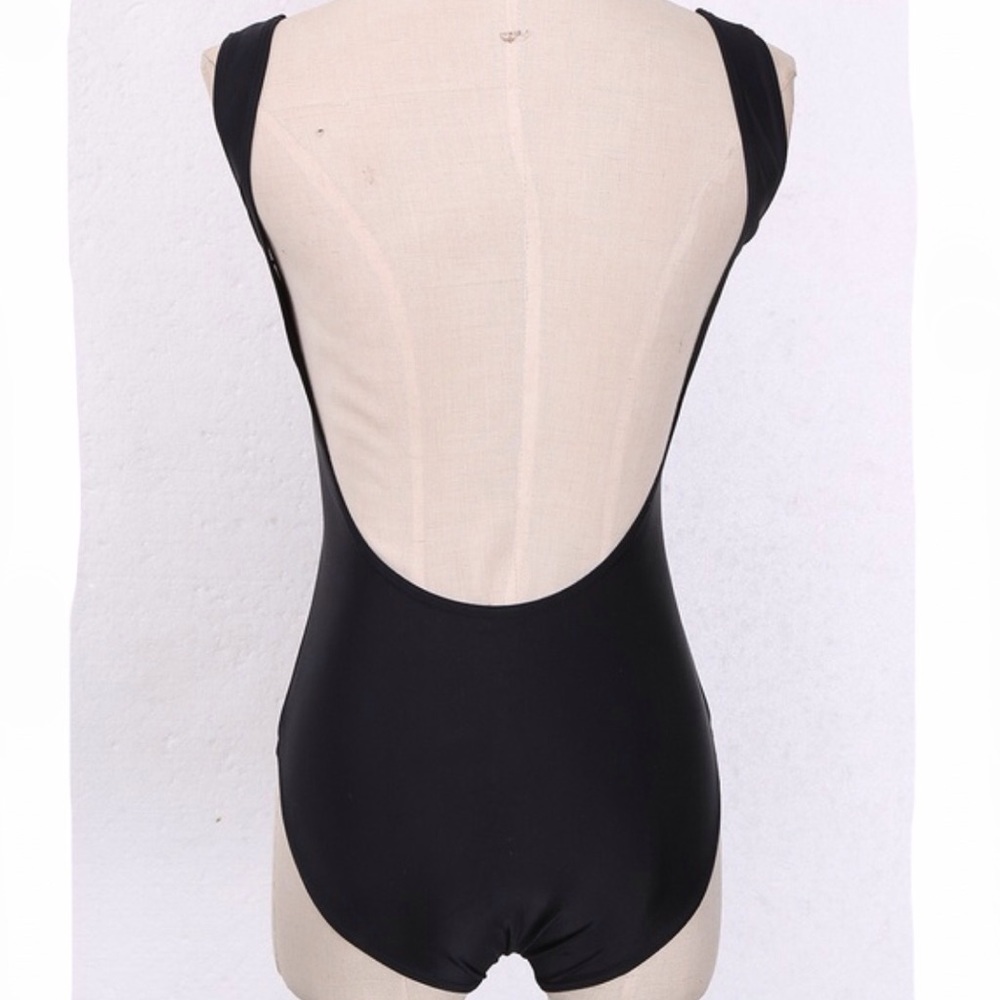 Black One Piece Swim Suit - Picture 6 of 6