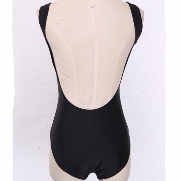 Black One Piece Swim Suit - Picture 6 of 6