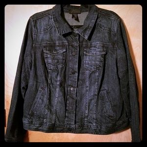 Lane Bryant Jean Denim Stretch Jacket