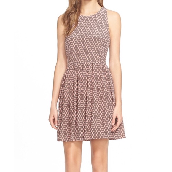 Joie. 'Bernadine' Fit & Flare Silk Dress - Picture 2 of 4