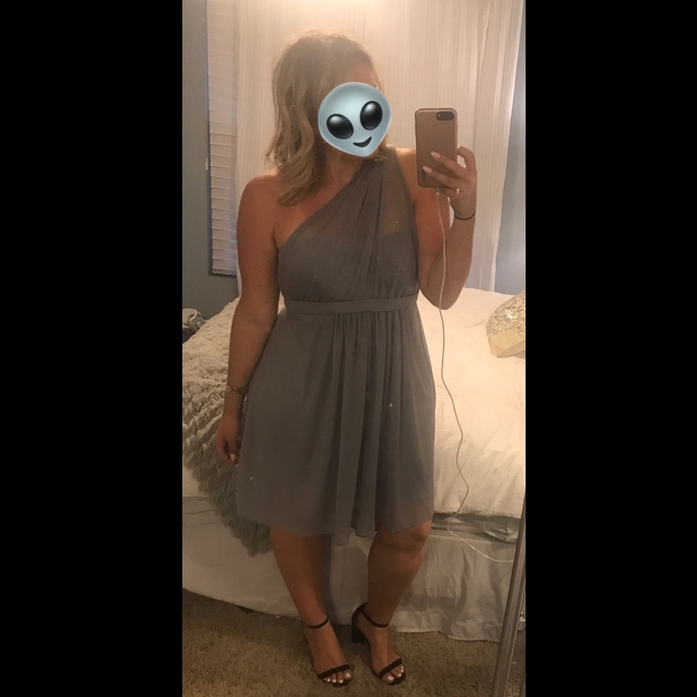 Light grey Bridesmaid dress