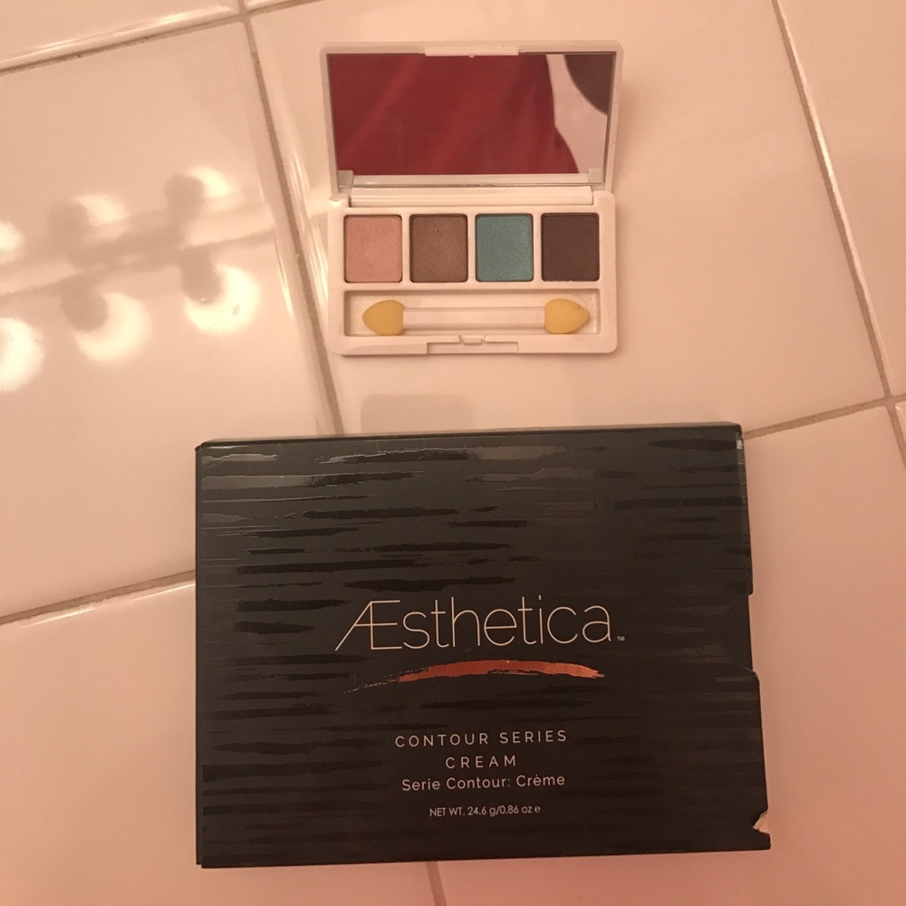 Aesthetica Cream Contour Kit + Clinique Palette