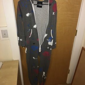 OnePiece Onesie Pjs with One Direction Handprints