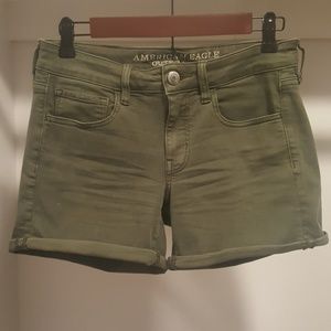 Green shorts
