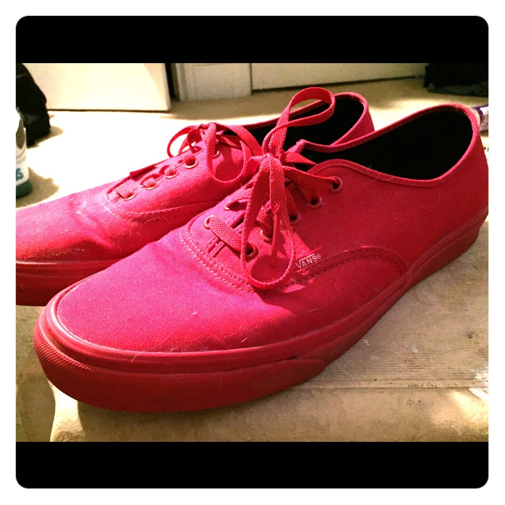 Red Vans