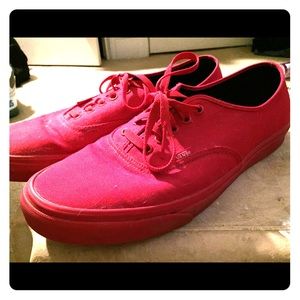 Red Vans