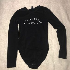 Los Angeles f21 bodysuit