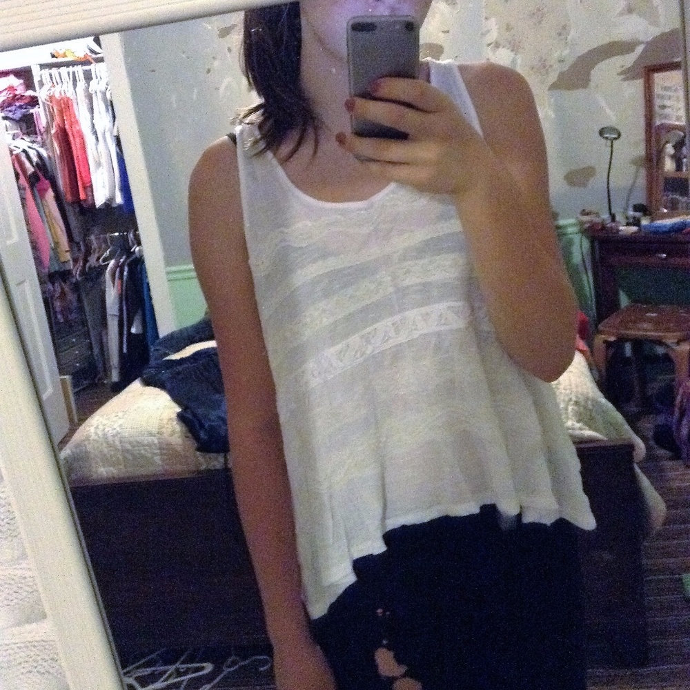 LACEY WHITE TANK