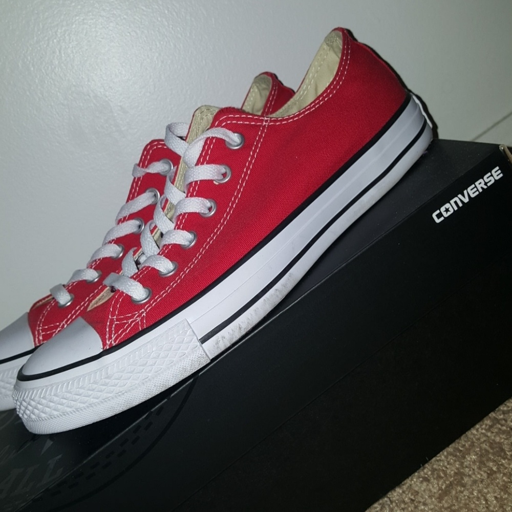 Red Low-Top Converse