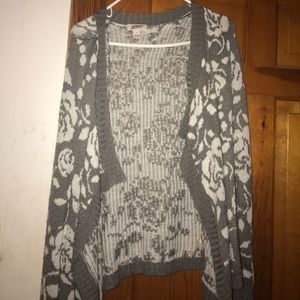 Cardigan, floral print.