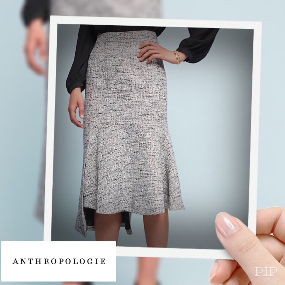 ๐ {Anthropologie} Marisa Flounced Skirt Size S - Picture 1 of 6