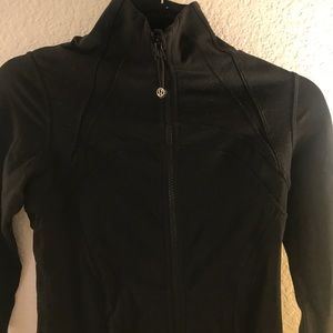 Lululemon black zip up jacket great condition