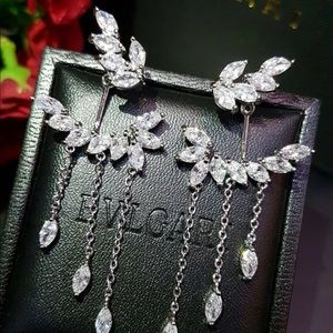 Drops Dangle CZ Earrings Cubic Zirconia earrings