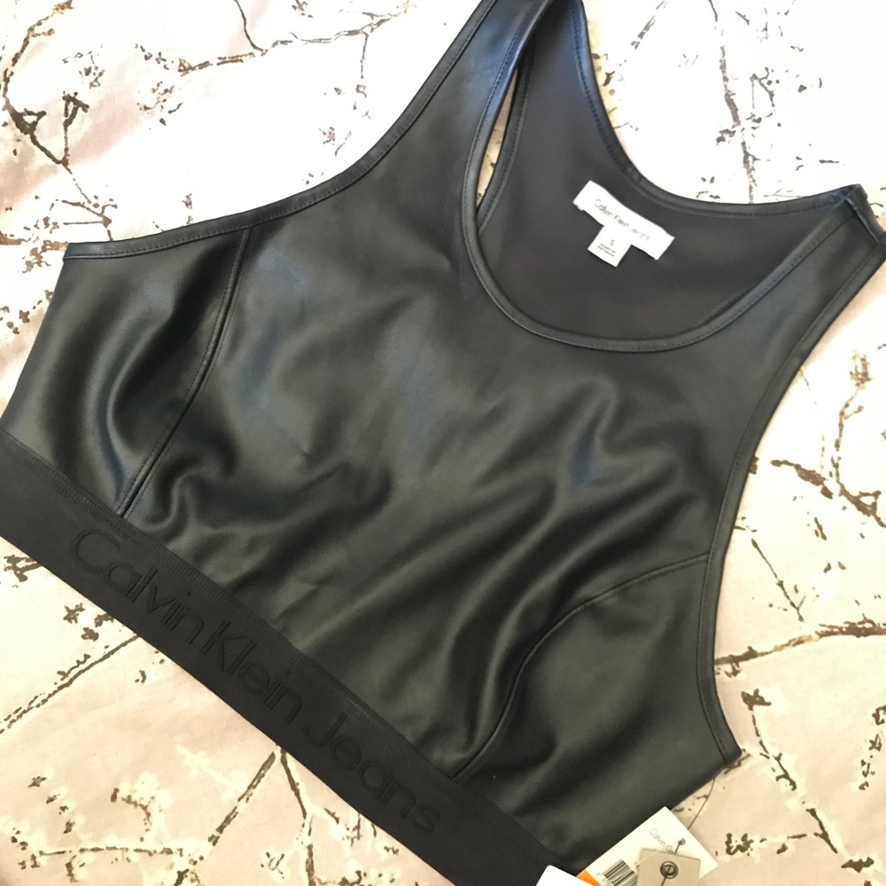 Calvin Klein jeans crop top