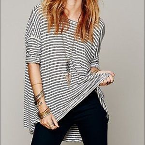 Free People We The Free 3/4 Circle in the Sand Tee