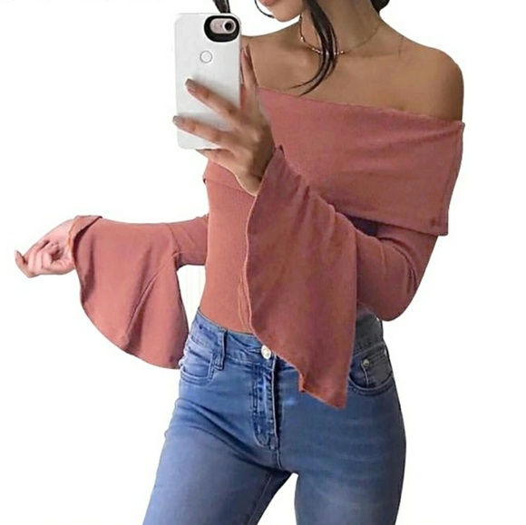 Last One⬇️Flirty Off Shoulder Sweater - Picture 7 of 7