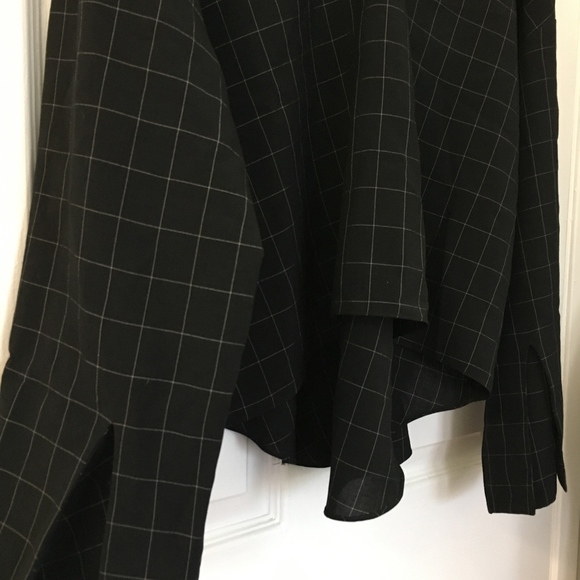 Asymmetrical Loose Blouse with Bell Sleeves - Picture 6 of 6