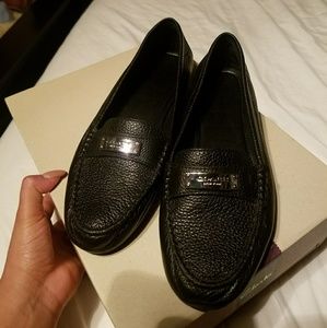 Coach black leather Fredrica flats- shoes- loafers