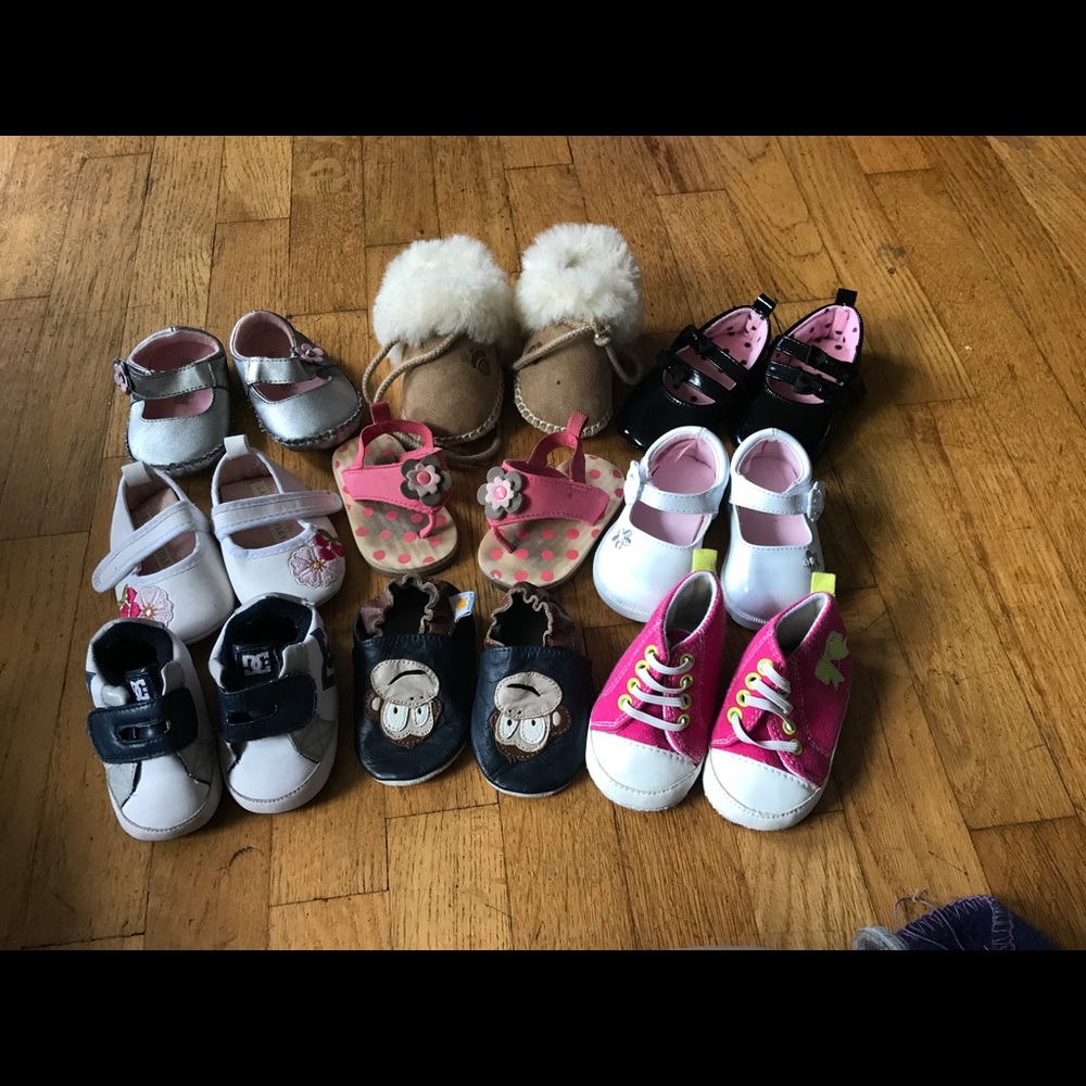 Lot of Baby Shoes (most of them never worn)