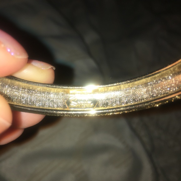 Green Sequin bangle - Picture 4 of 5