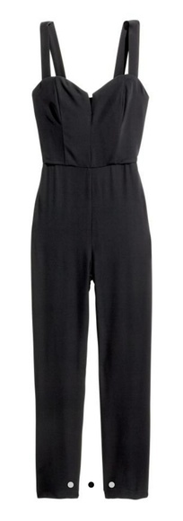 H&M Black Sleeveless Jumpsuit - Picture 2 of 2
