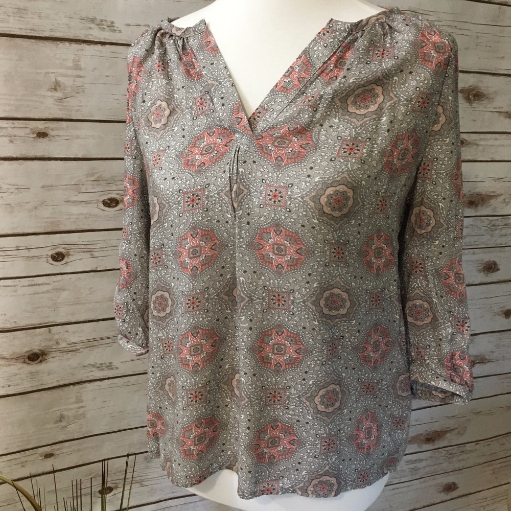 Rose & Thyme Printed Blouse