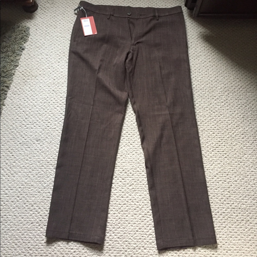 Brown men's dress pants NWT