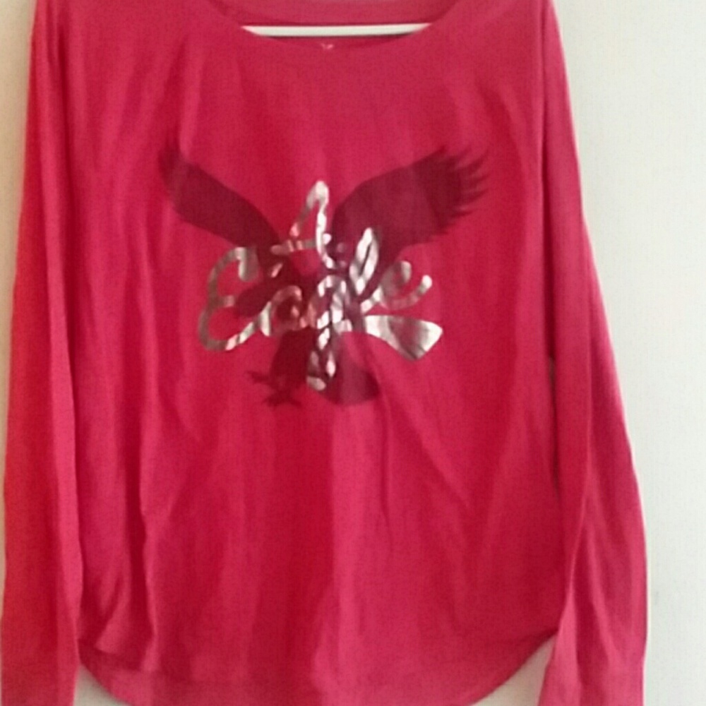 JUNIORS AEO LONG SLEEVE GRAPHIC T-SHIRT