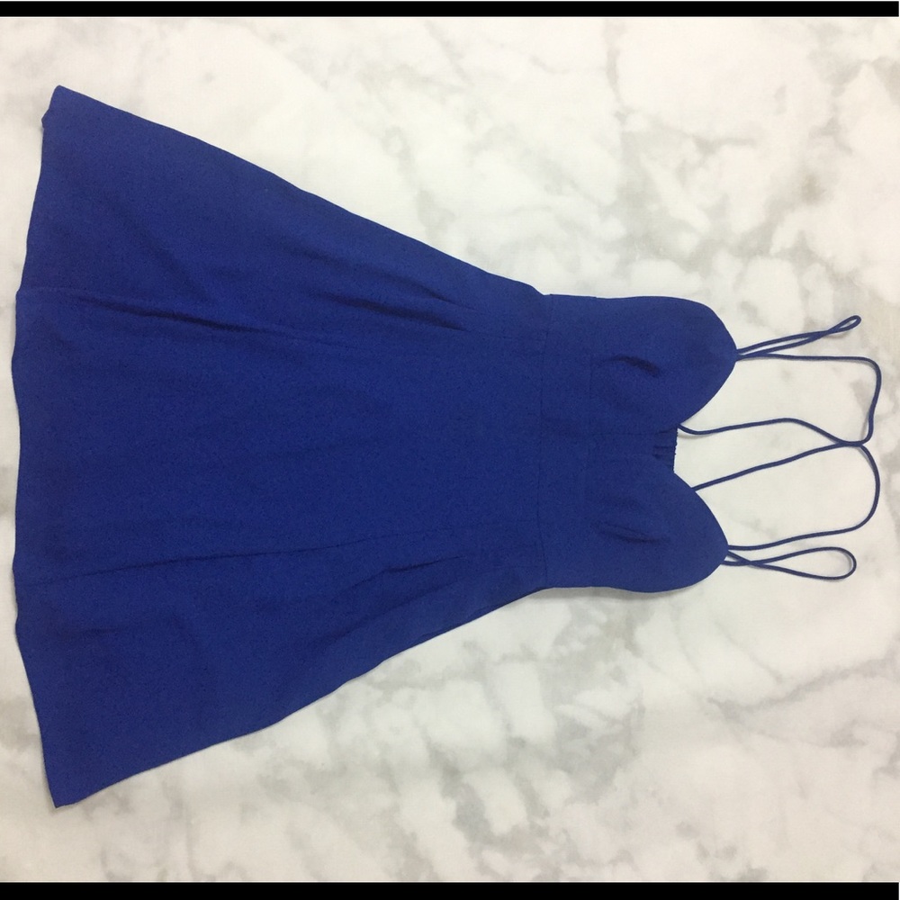 Express royal blue dress
