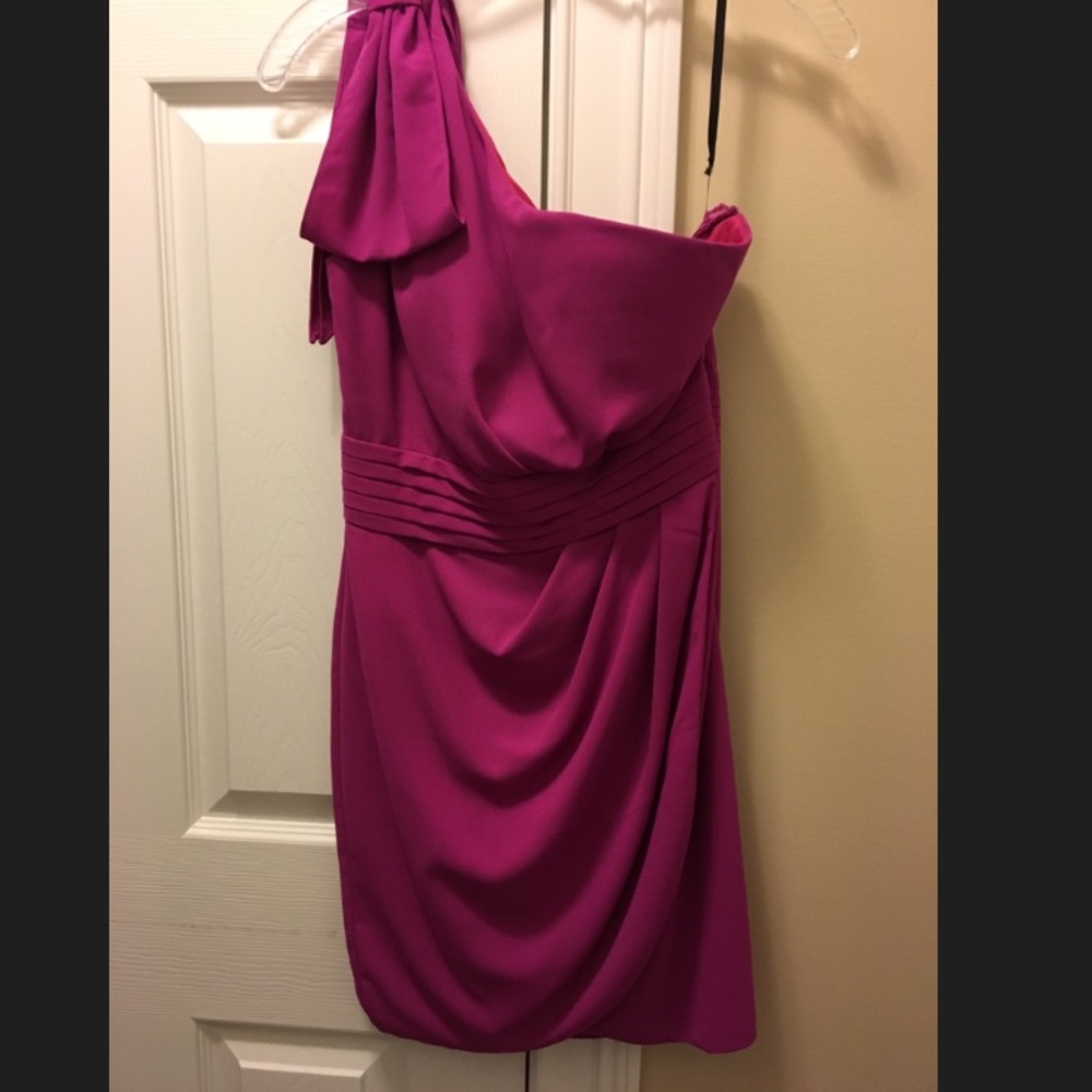 Purple One-shoulder Dress