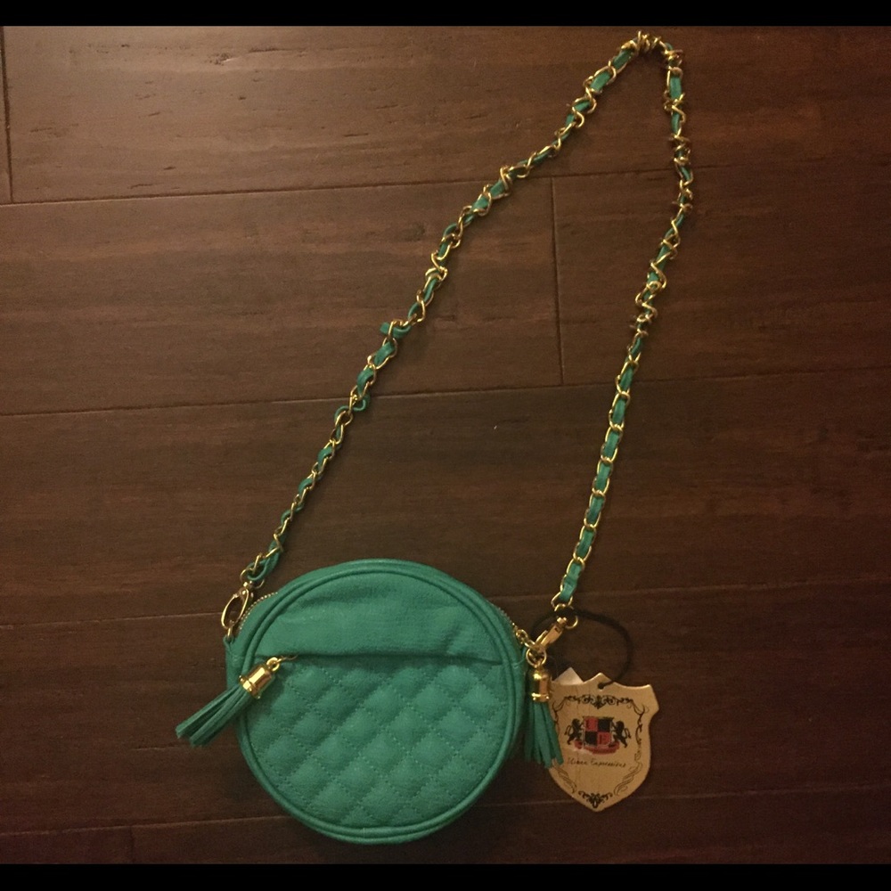 Urban Expressions Aquamarine Quilted Crossbody
