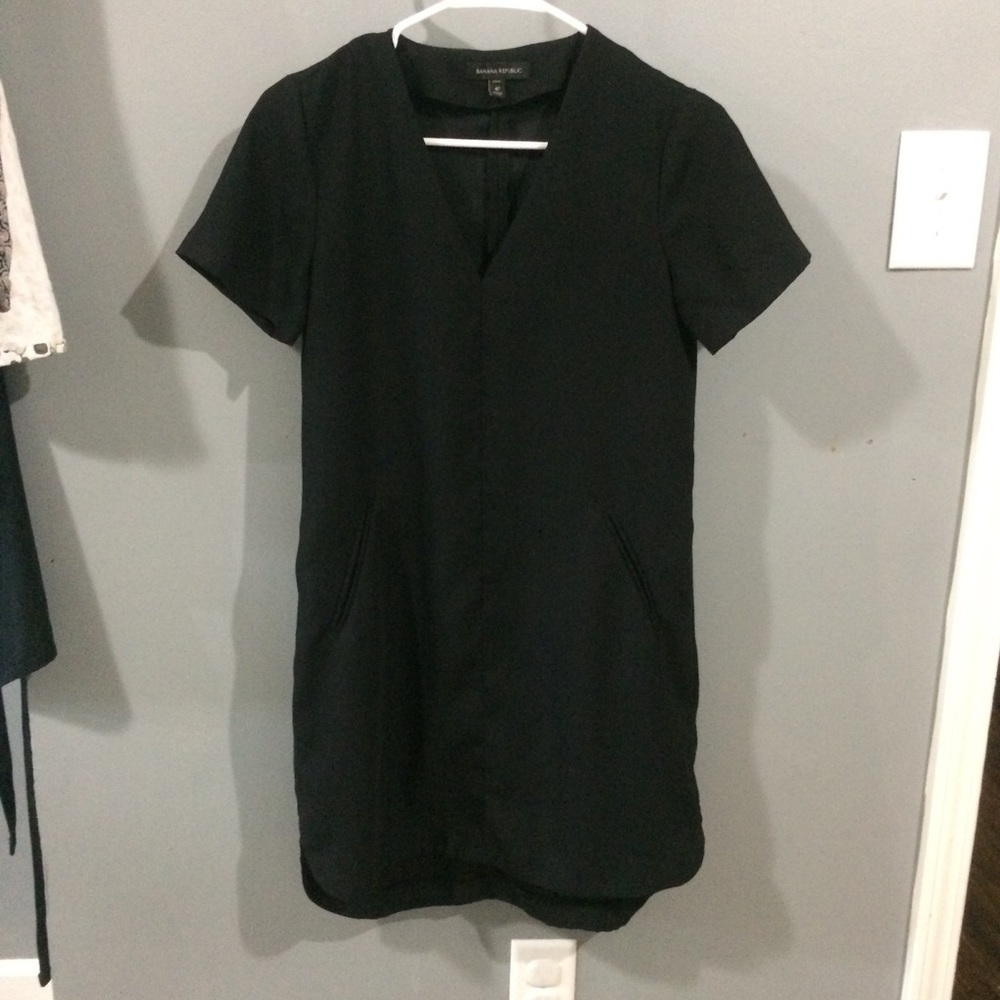Banana Republic Black Shift Dress