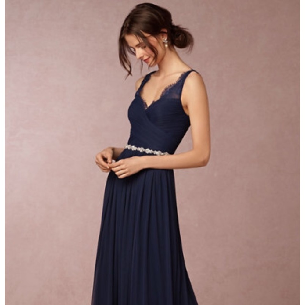 BHLDN Fleur Dress navy size 18 worn once
