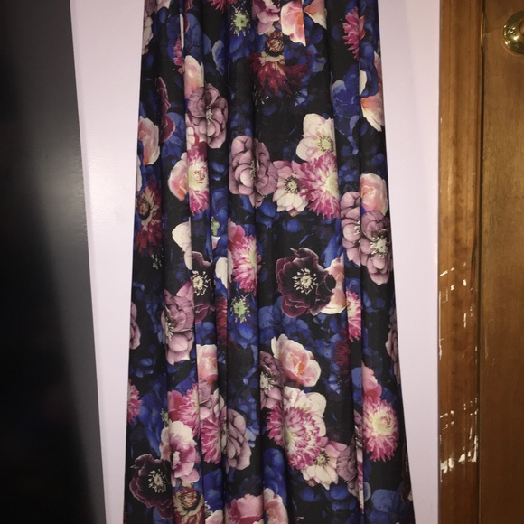 Modest Long Sleeve Floral Maxi Dress Prom - Picture 6 of 8